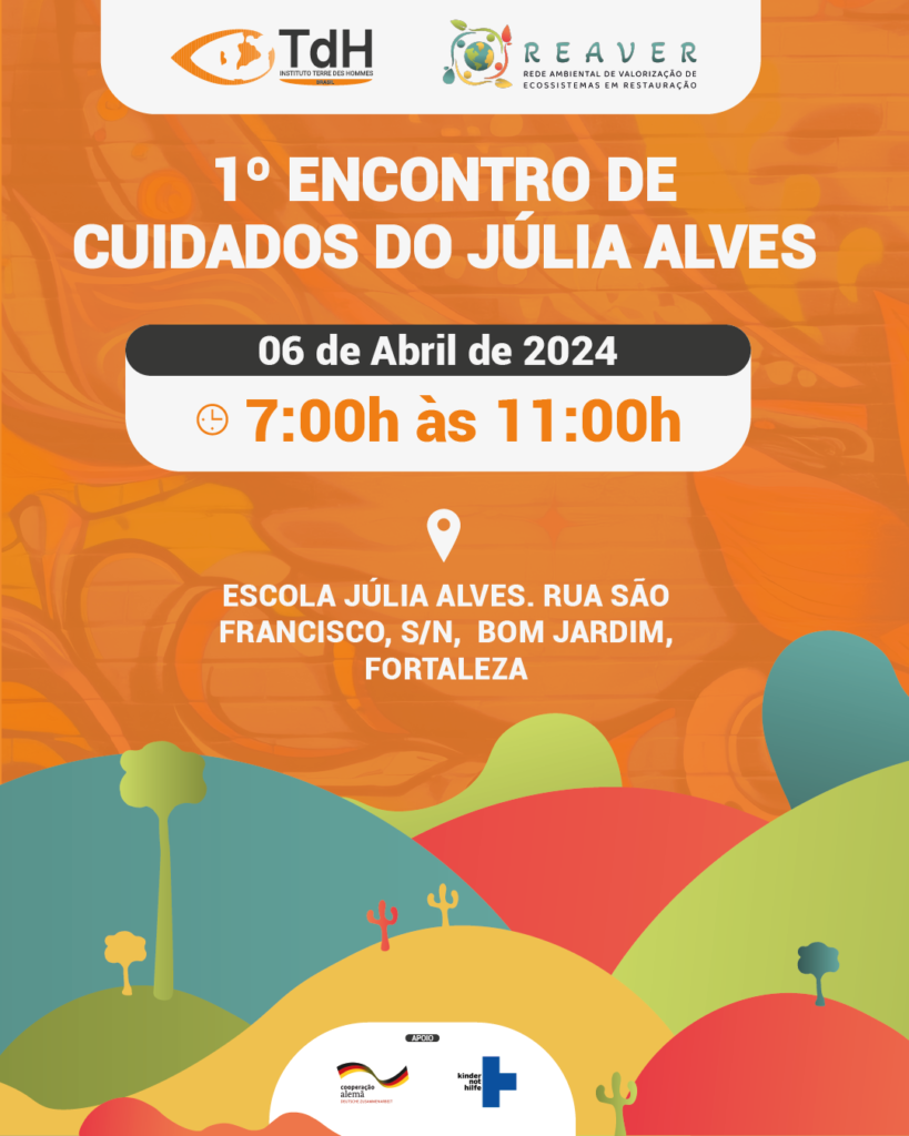 Abertas as inscrições para o 1º Encontro de Cuidados da EEM Dona Júlia Alves Pessoa  